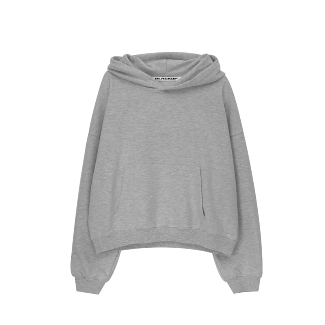 블랙업 B-BASIC 헤비스웨트 오버핏 후드 그레이 상품이미지1