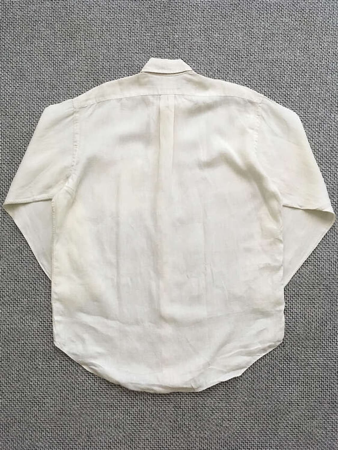 90s Ecru blaire 100% Linen shirts 상품이미지8
