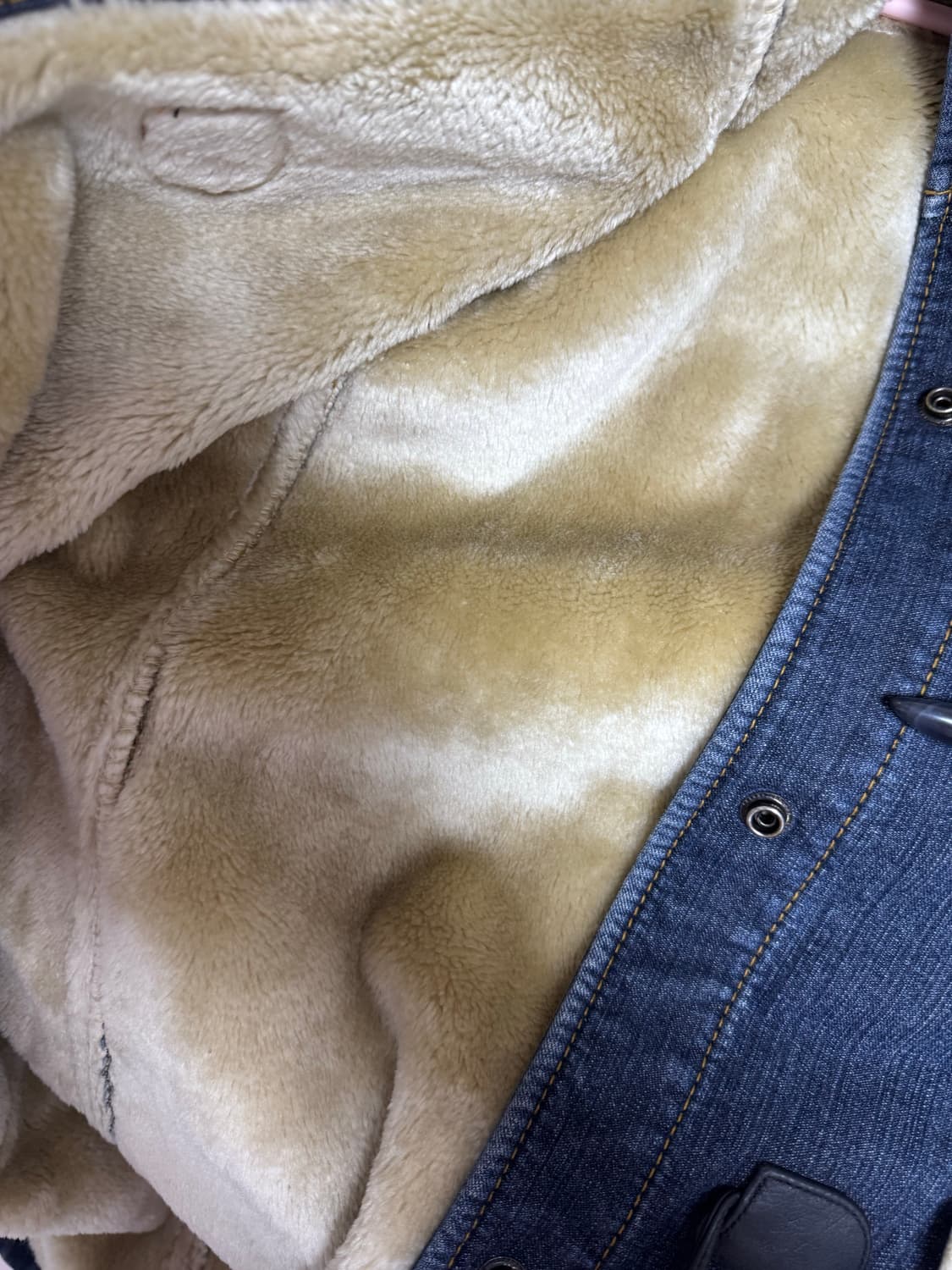 데님 떡볶이 코트 상품이미지3