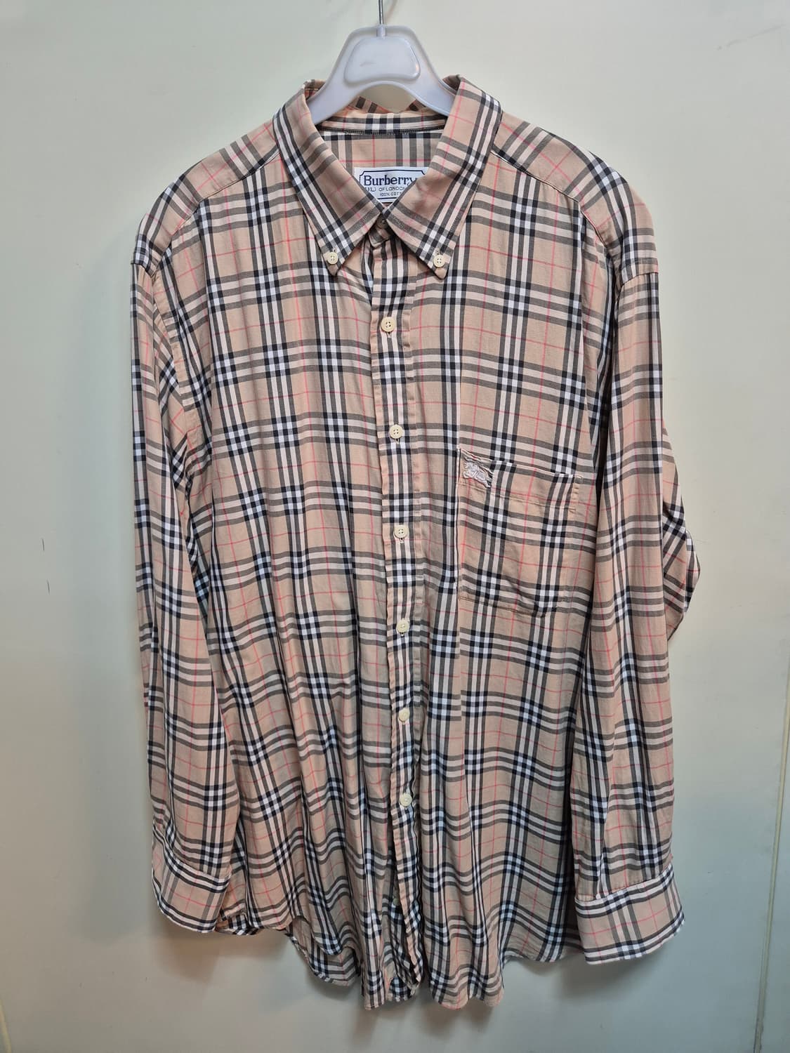 버버리 체크 셔츠 상품이미지1