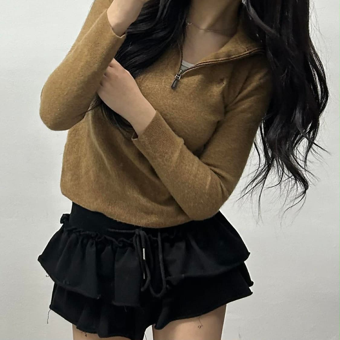 폴로 랄프로렌 신형 큐알택 베이지 니트 하프집업(S) 상품이미지2