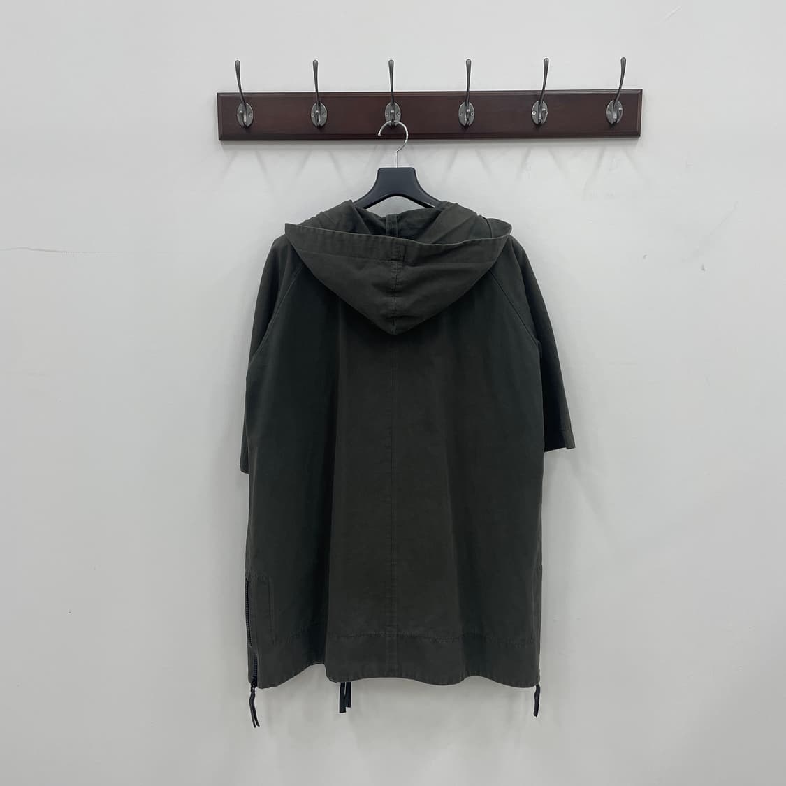 마르니 후드 반팔 하프 코트 상품이미지2