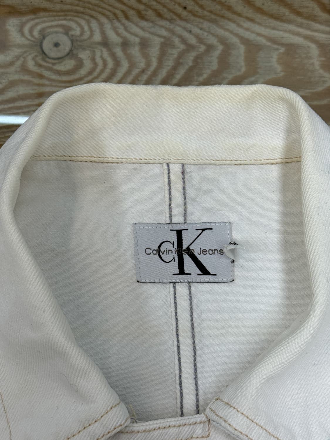 캘빈클라인진스 90s 데님 초어 쉐프 자켓 상품이미지9