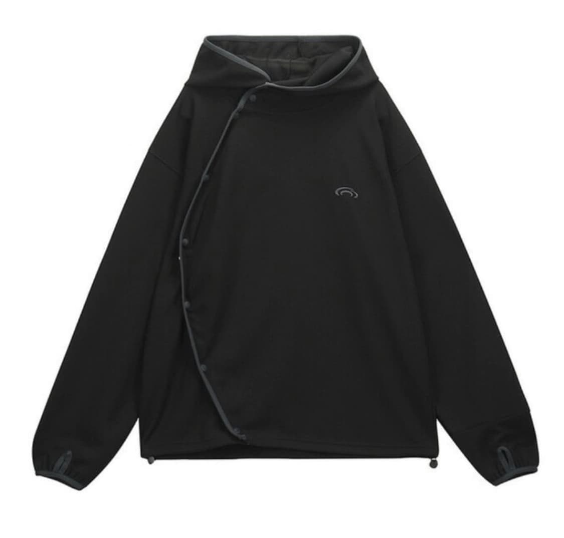 아트오브필드 사이드 스냅 저지 후드 상품이미지1