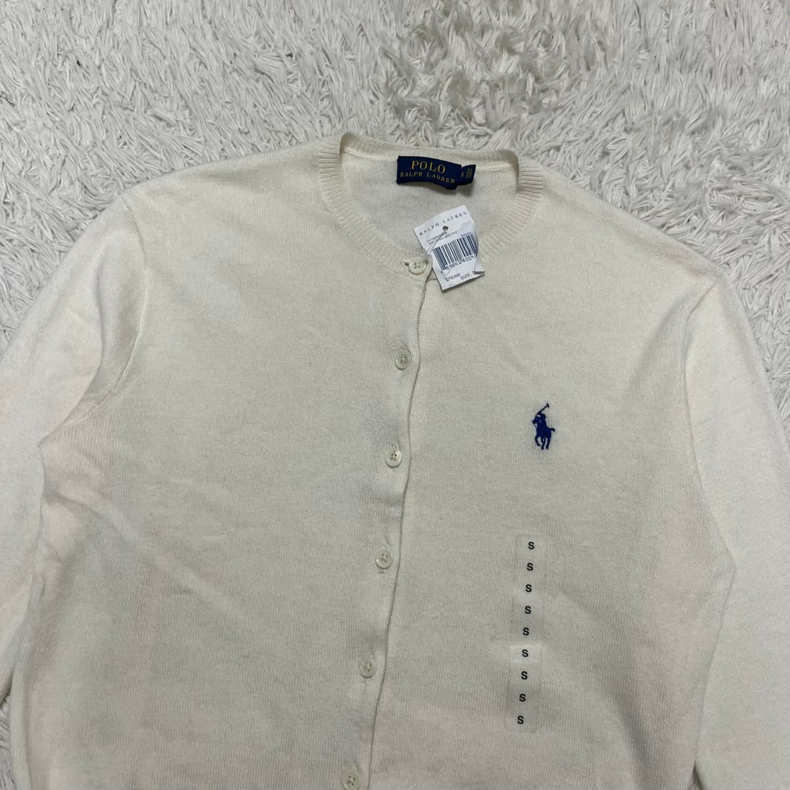 Polo Ralph Lauren white cardigan 상품이미지5