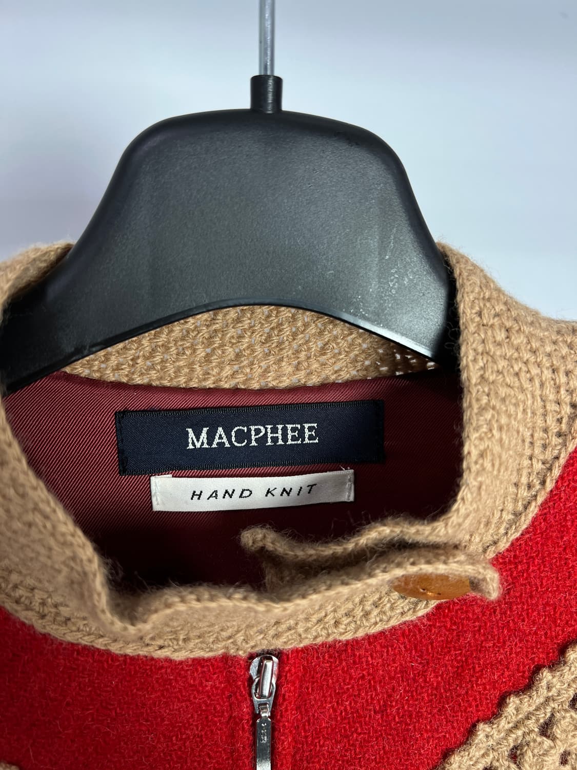 MACPHEE x HARRIS TWEED 니트 집업 상품이미지3