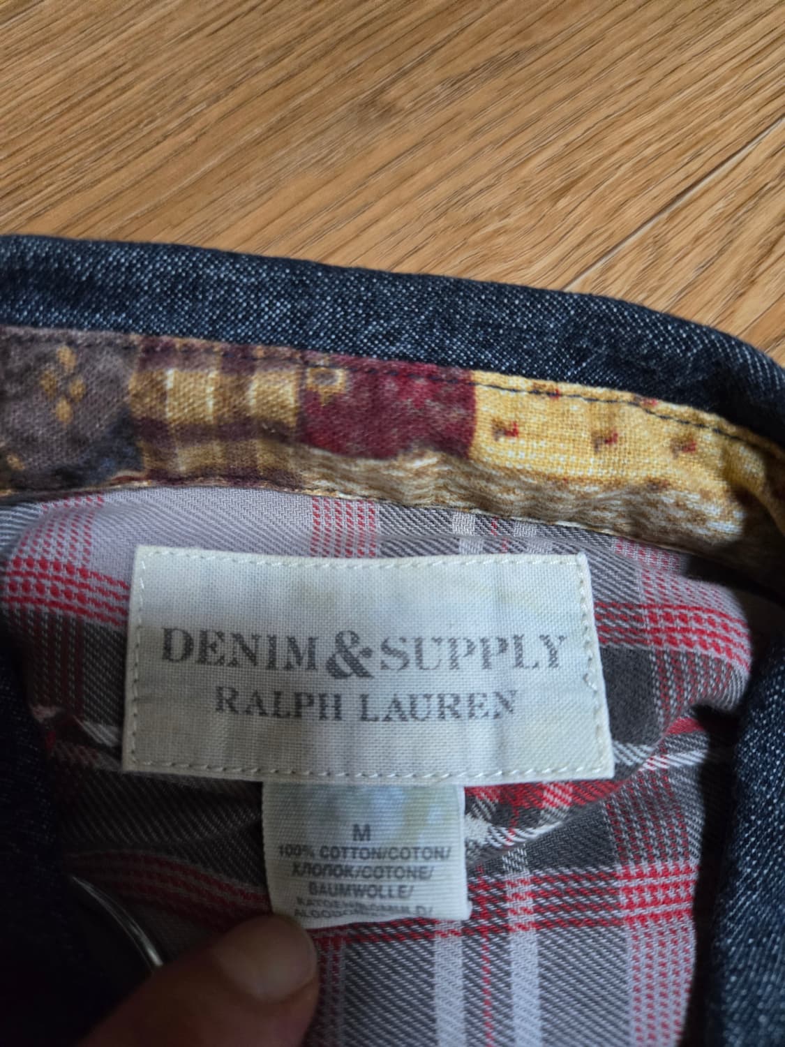 폴로 랄프로렌 데님앤서플라이 패치워크 웨스턴 셔츠 상품이미지8