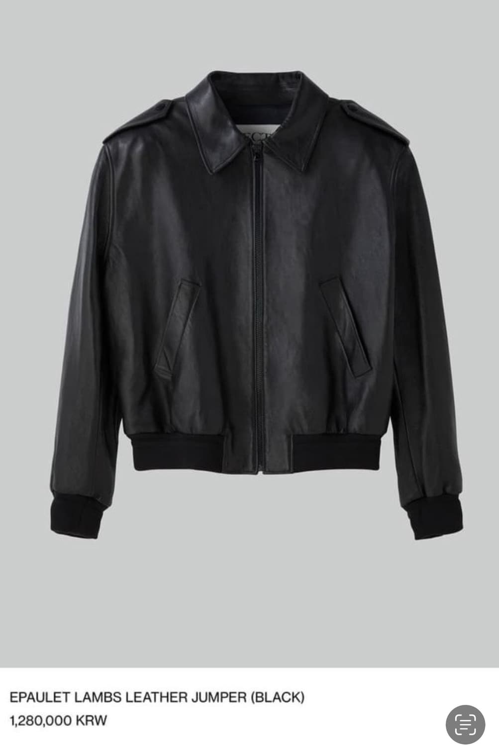 렉토 에폴렛 램 레더 블랙 m 상품이미지1