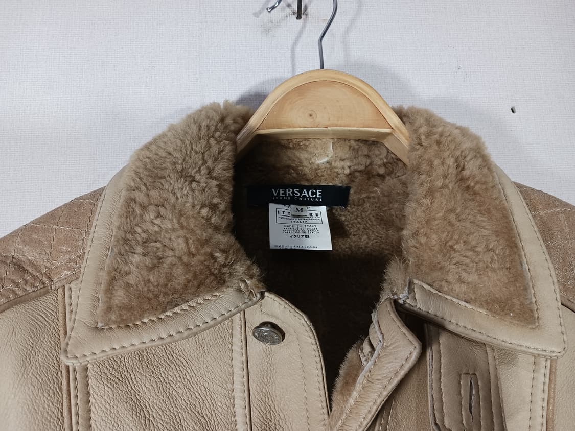 VERSACE 베르사체 양가죽 무스탕 M (우리95) 상품이미지4