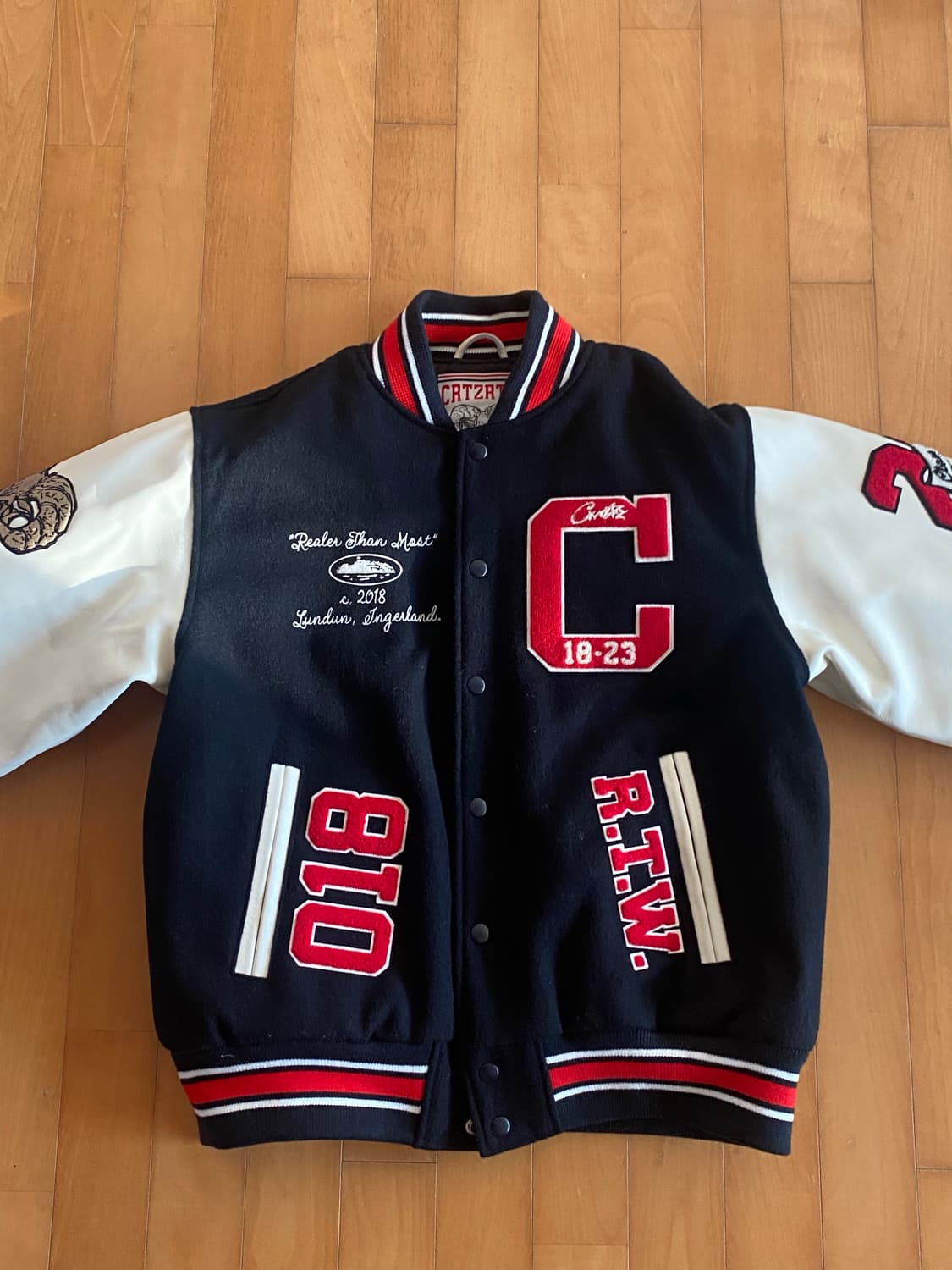 [M] 코르테이즈 corteiz goat varsity jacket 상품이미지2