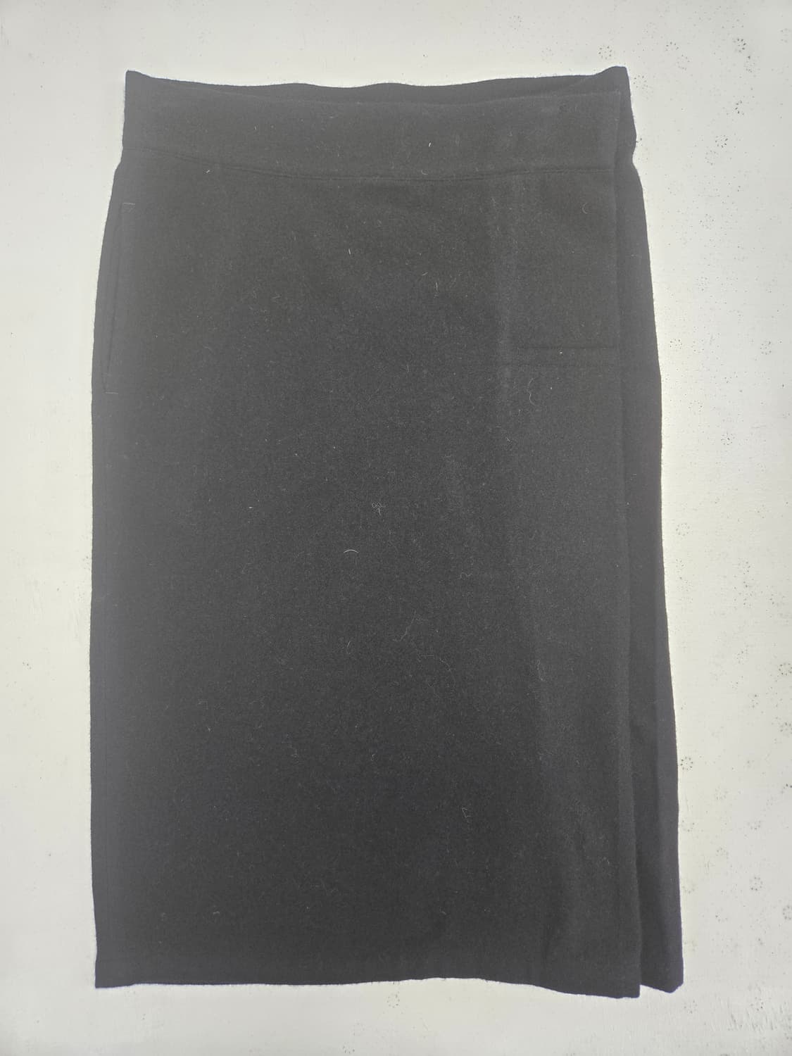 리미 푸 블랙 모직 H라인 스커트 요지 야마모토 상품이미지1