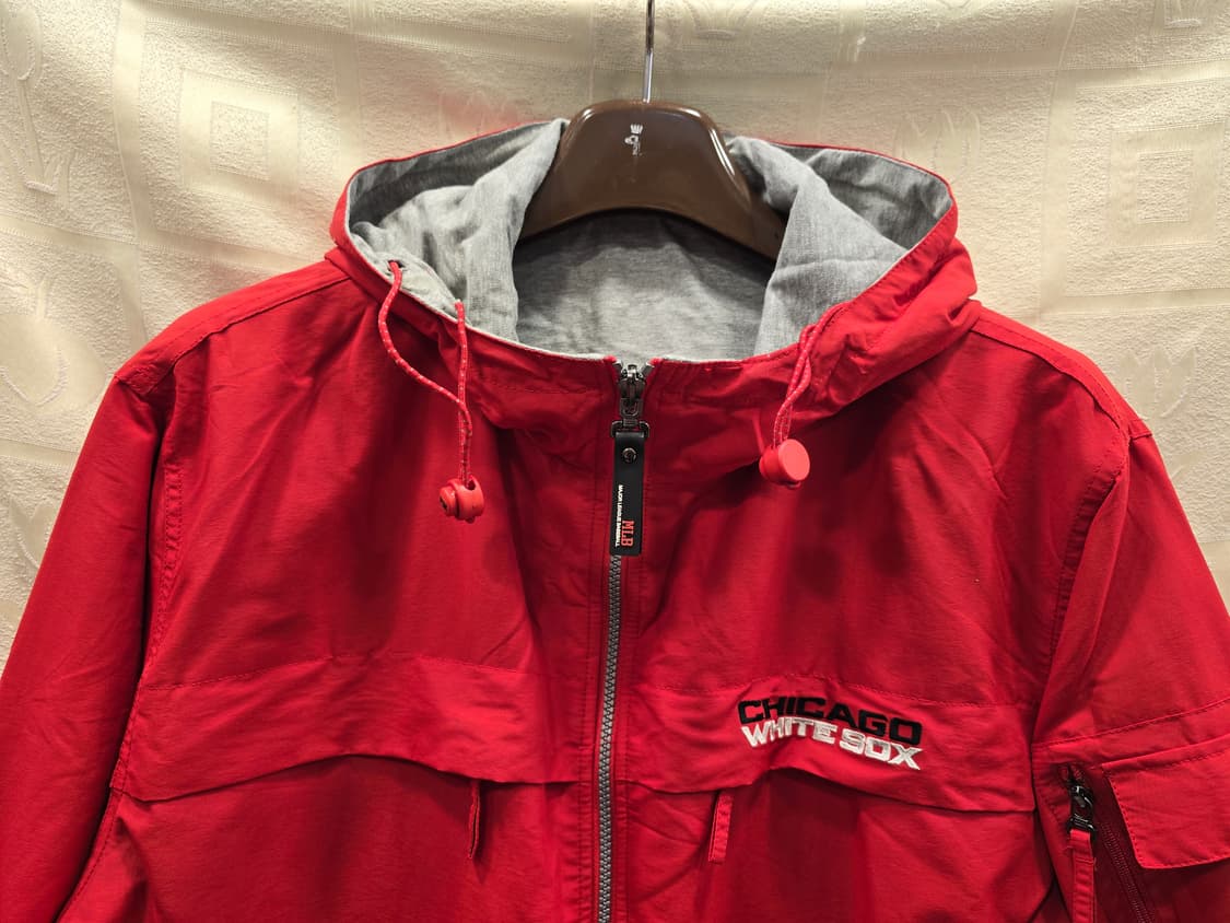 MLB 올드스쿨 양면 시카고 화이트삭스 바람막이 점퍼 100 상품이미지3