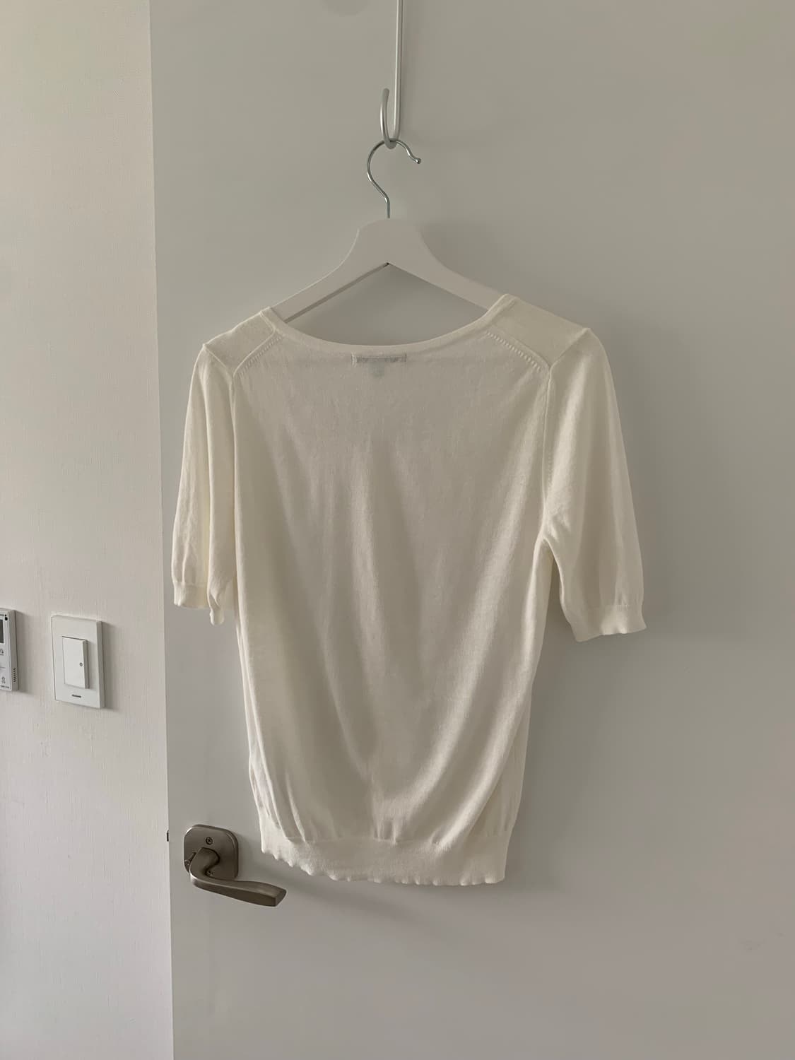 UNIQLO 화이트 라운드 가디건 상품이미지4