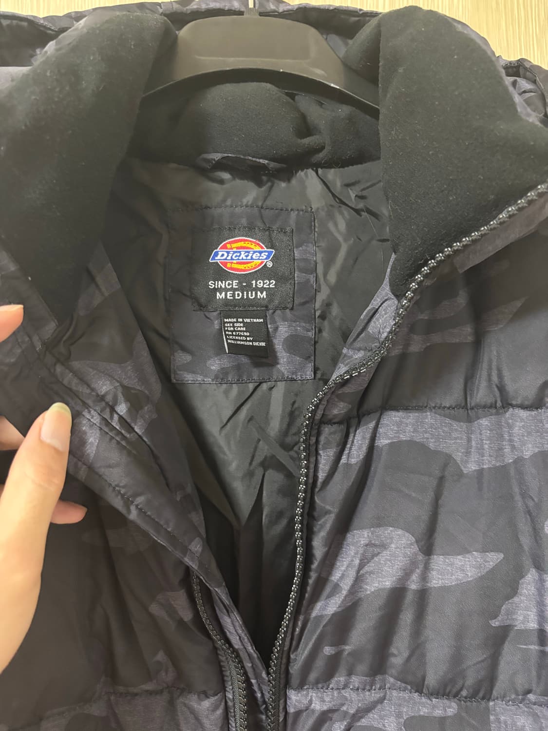 디키즈 카모 패턴 롱패딩 상품이미지2