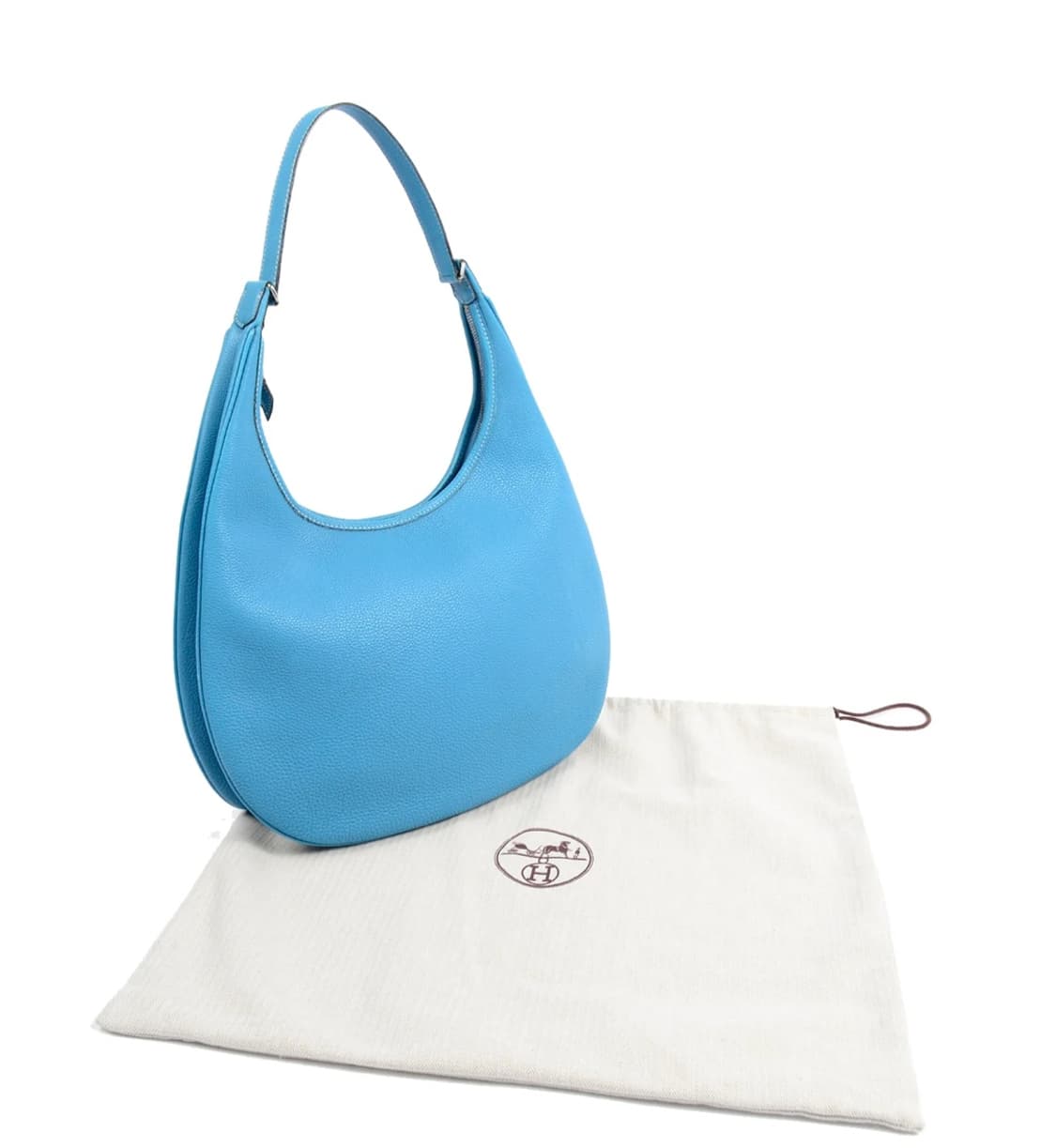 (정품)Hermes 에르메스 가오 호보 숄더백 블루진컬러예요! 상품이미지1