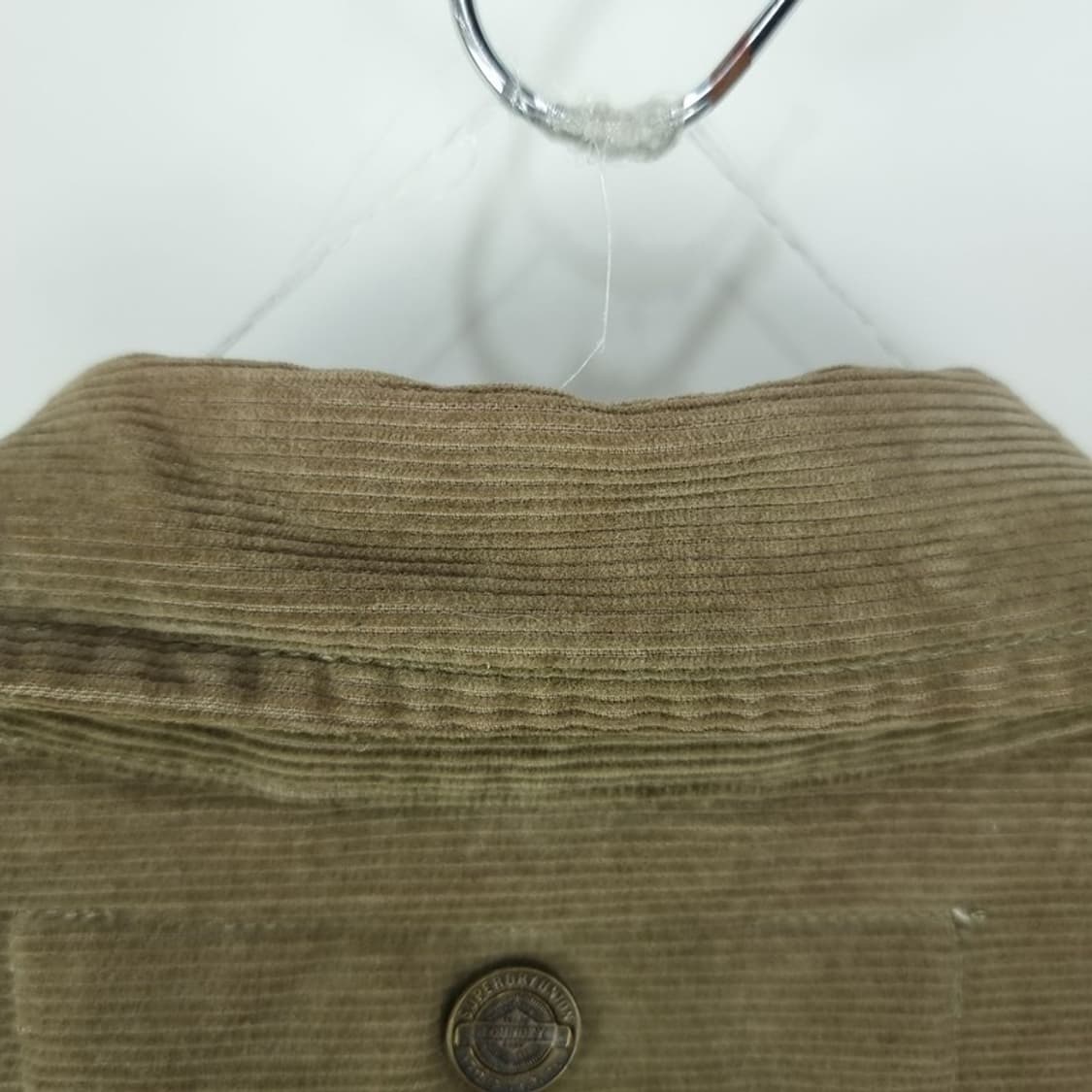 [슈퍼드라이] 빈티지 투포켓 코듀로이 골덴 셔츠 브라운 M19876 상품이미지10