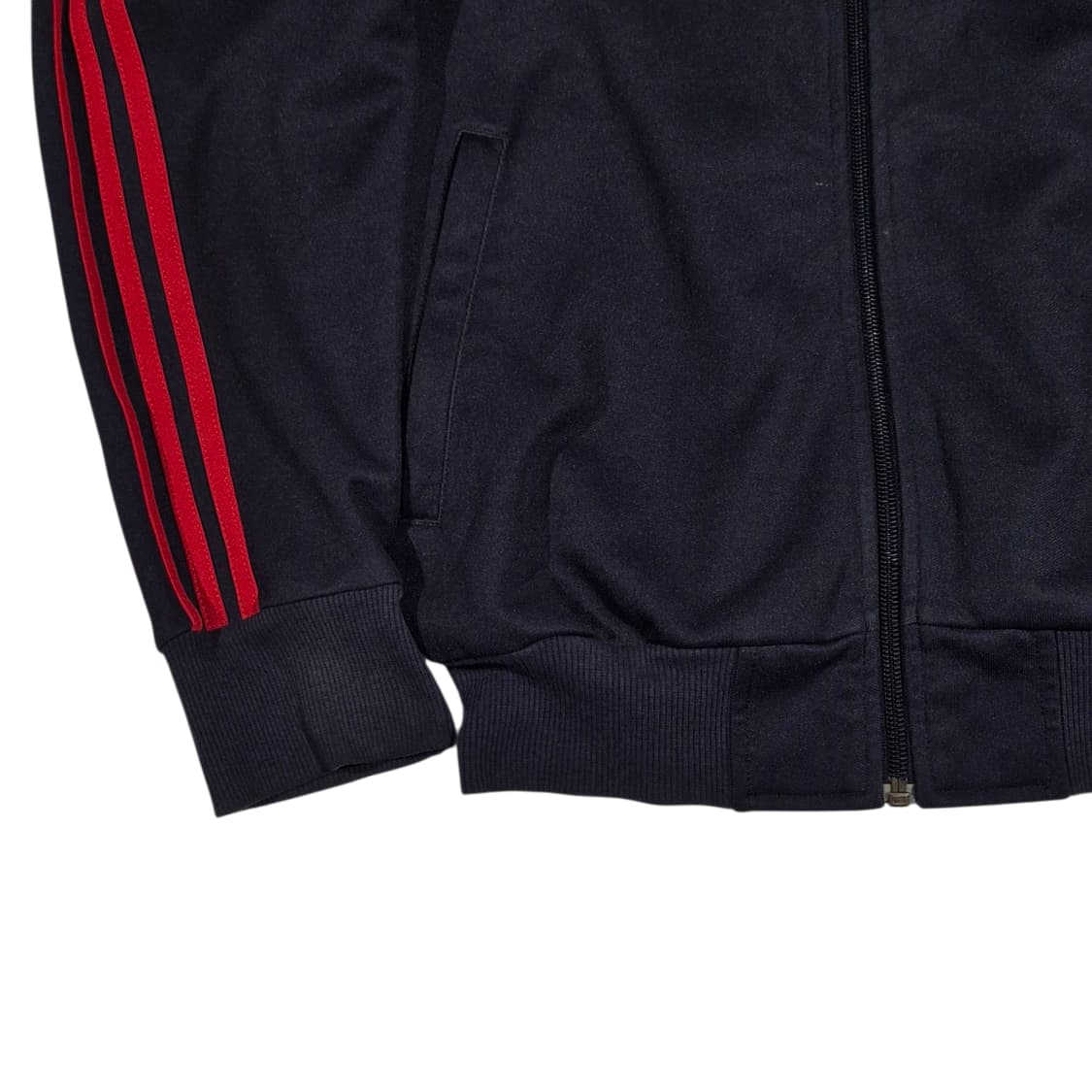 100) adidas 아디다스 바로셀로나 트랙탑 져지 검/빨 상품이미지4
