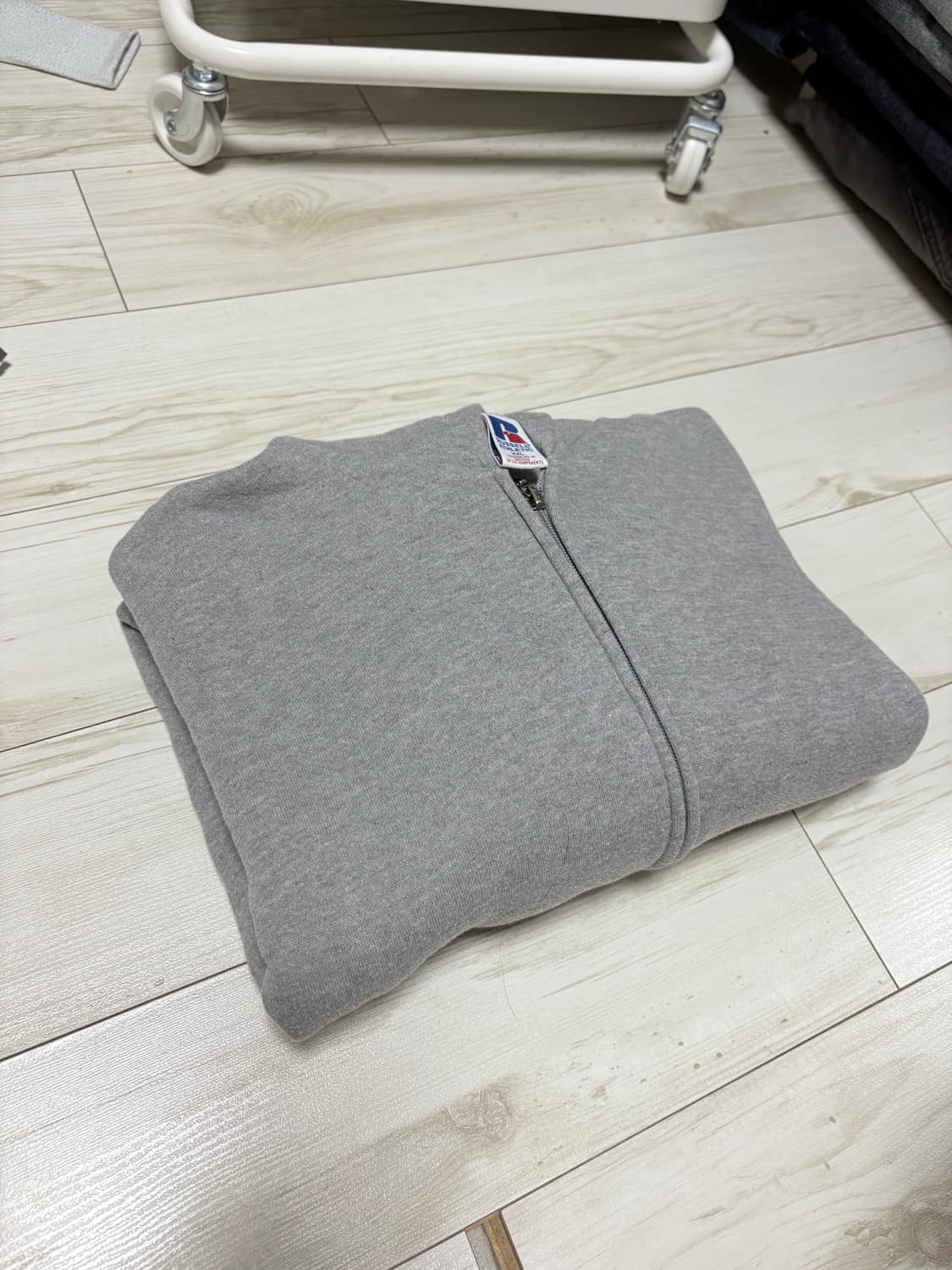 90s 러셀 후드집업 그레이 2xl 상품이미지1