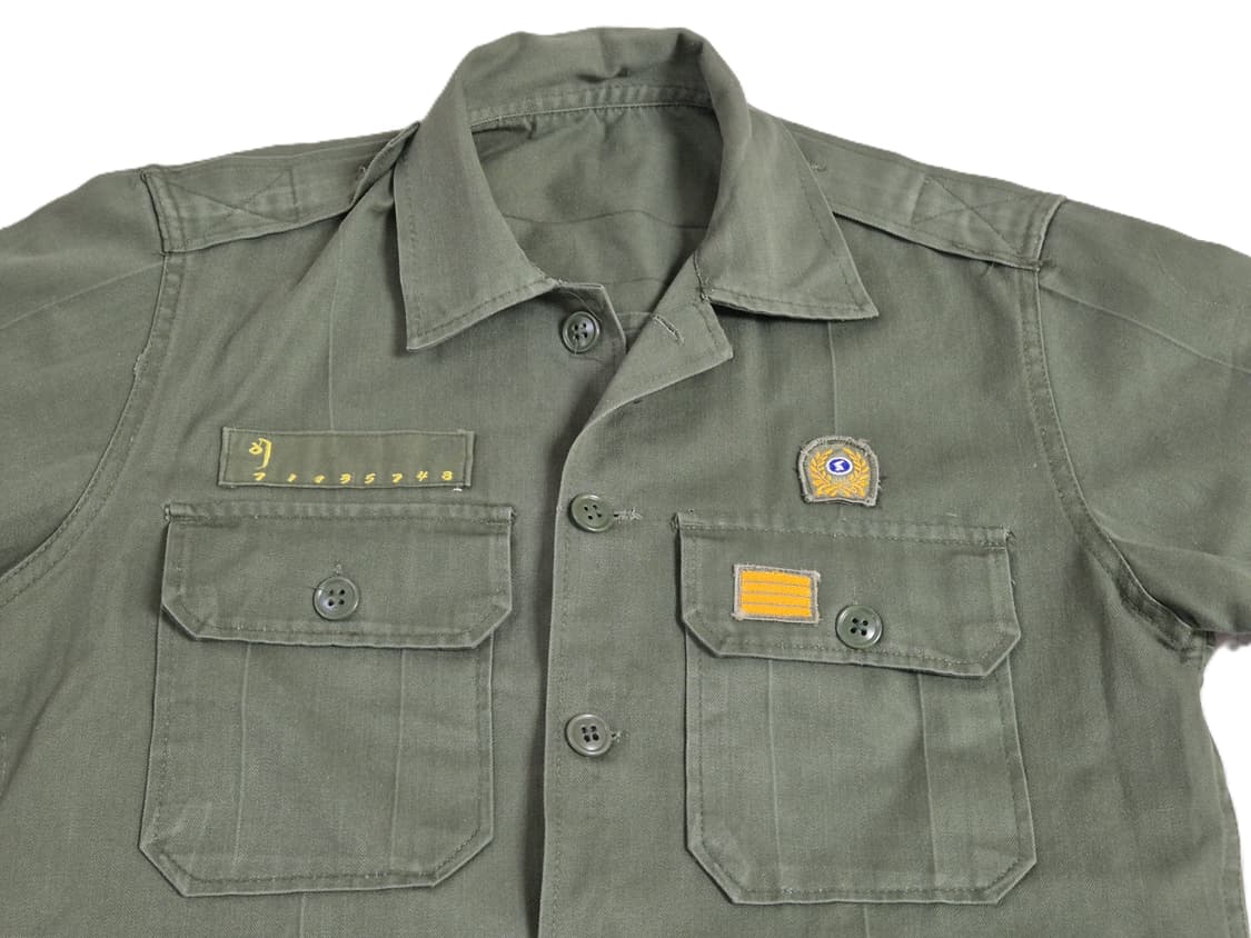 육군 구형 병장 민무늬 전투복 상의 자켓 (M) 상품이미지6