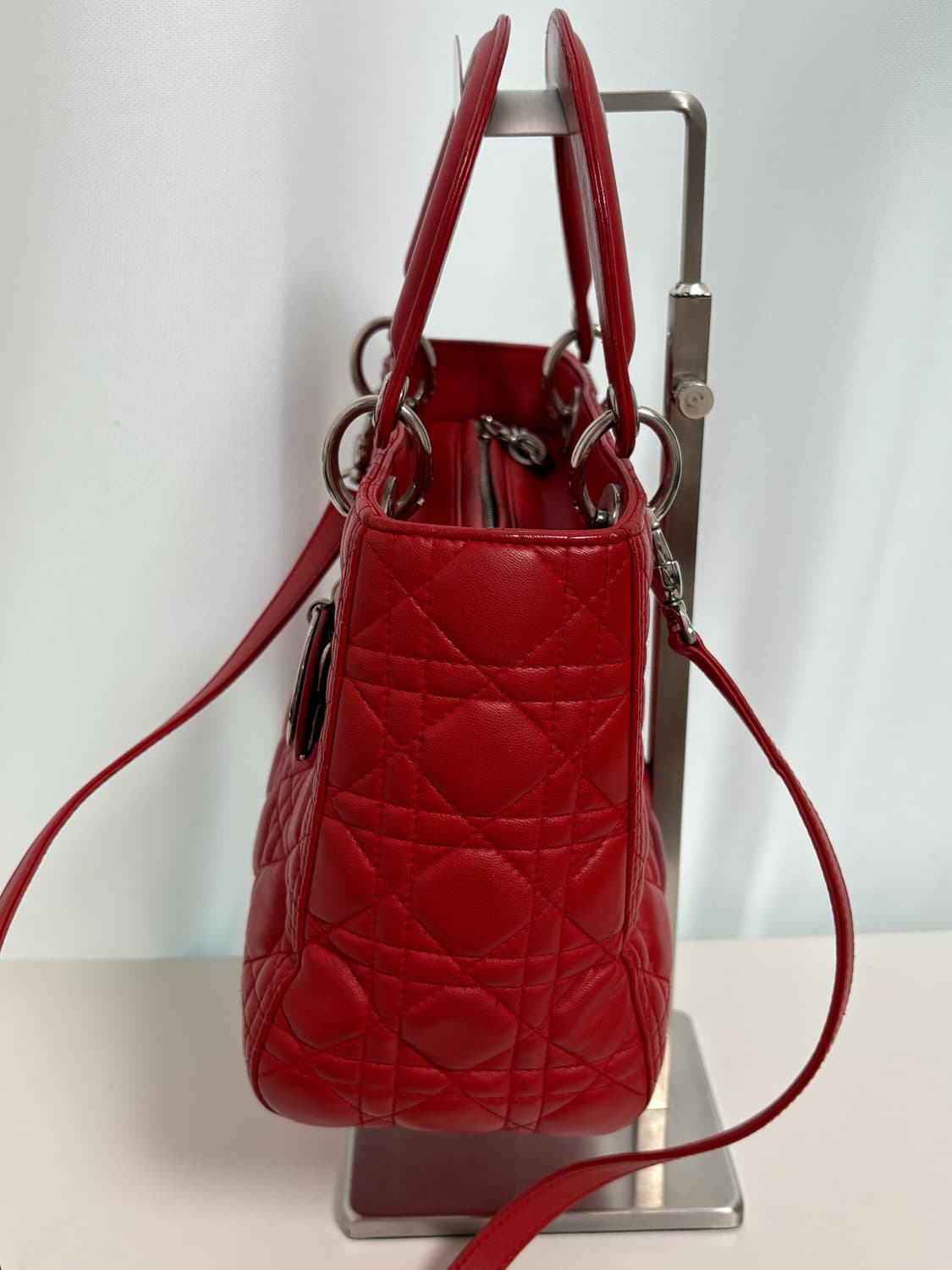 디올 레이디 레드 미디움 상품이미지6