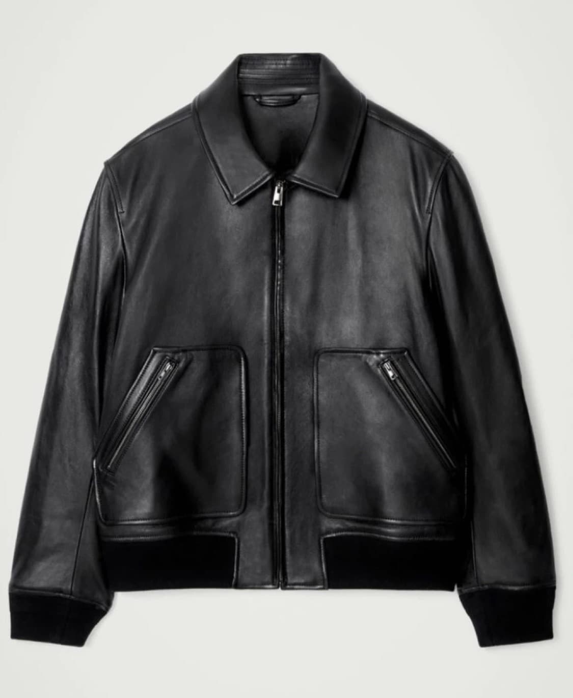 [코스/레더] 보머 자켓 / M size 상품이미지1