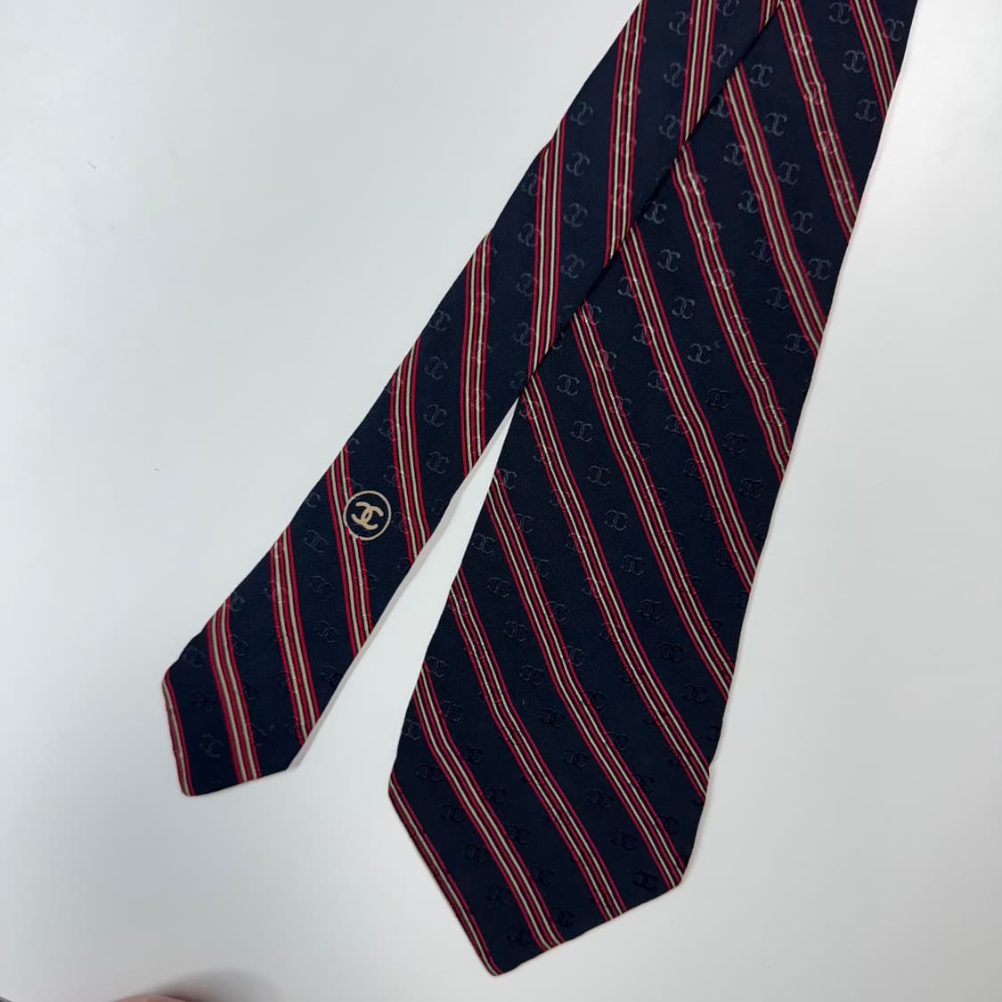 샤넬(CHANEL) 모노그램 명품 정품 넥타이 상품이미지2