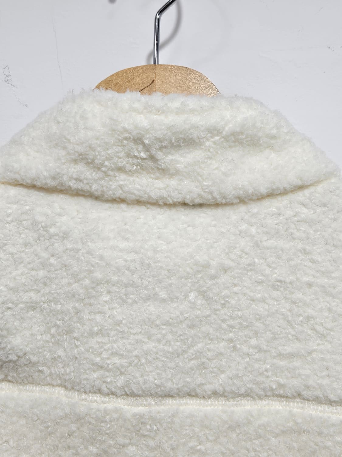 나이키(Nike) 아이보리 뽀글이 플리스 집업 100 상품이미지6