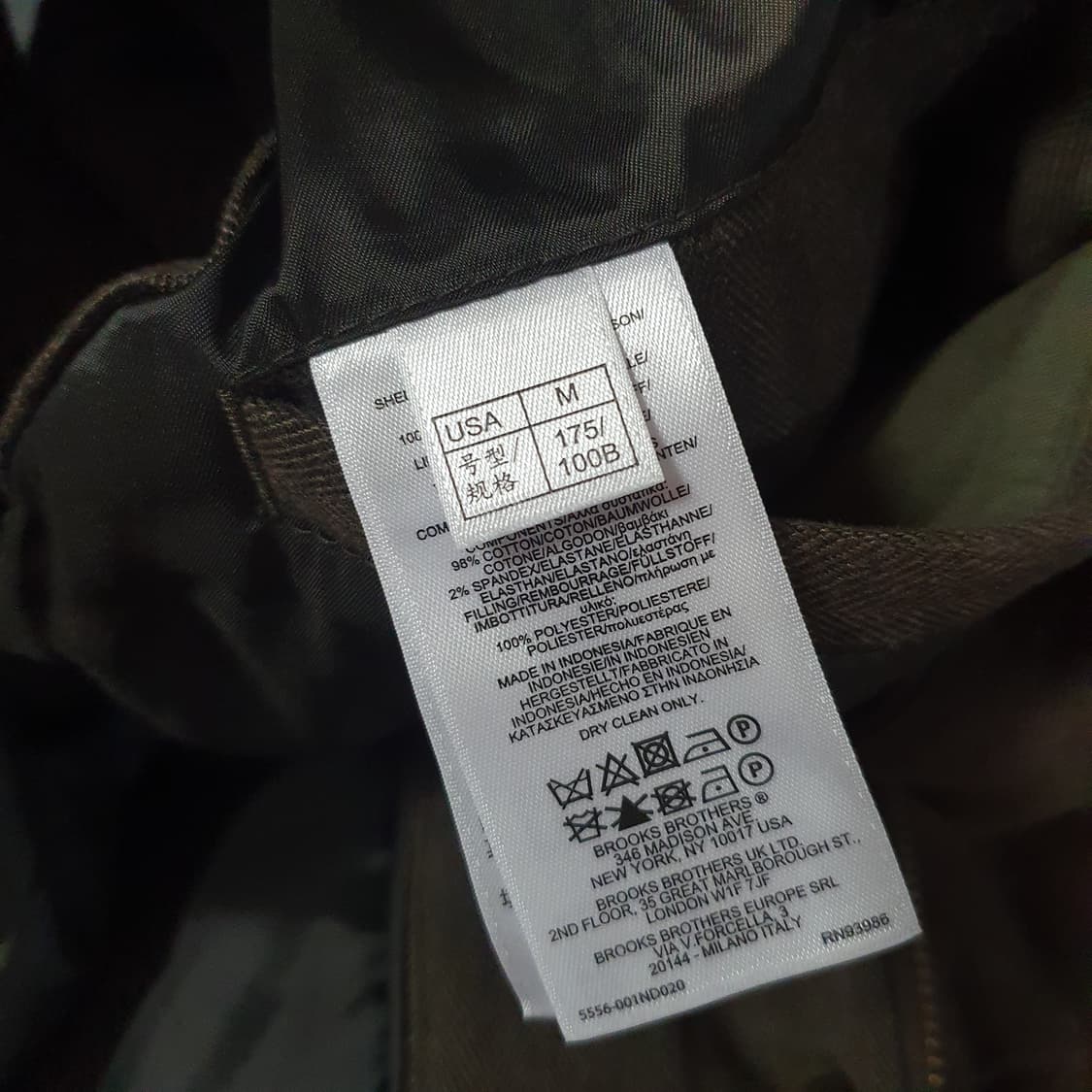 브룩스브라더스 헤링본 프리마로프트 패딩 베스트 M 상품이미지7