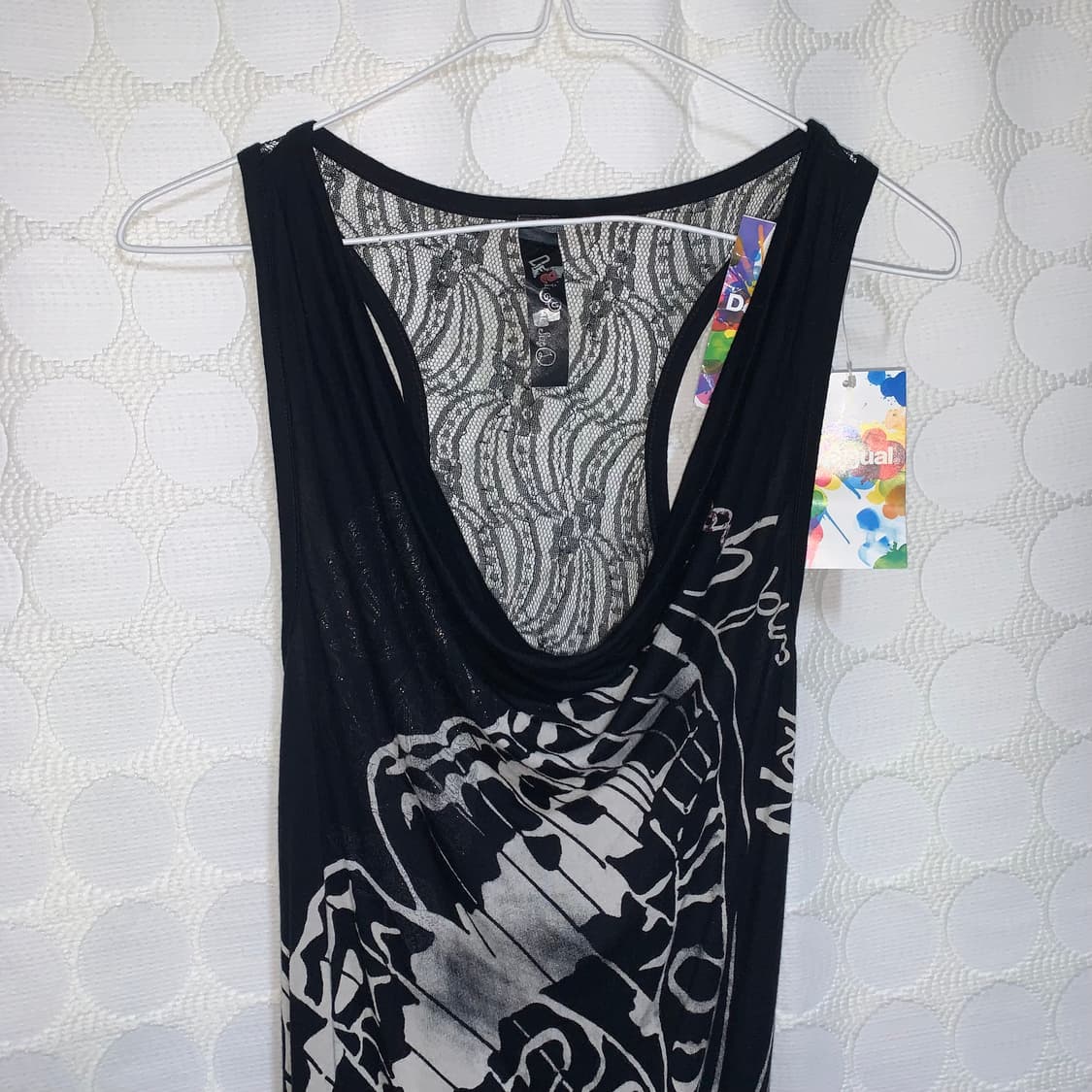 Desigual 나비 프린트 레이스 원피스 상품이미지5