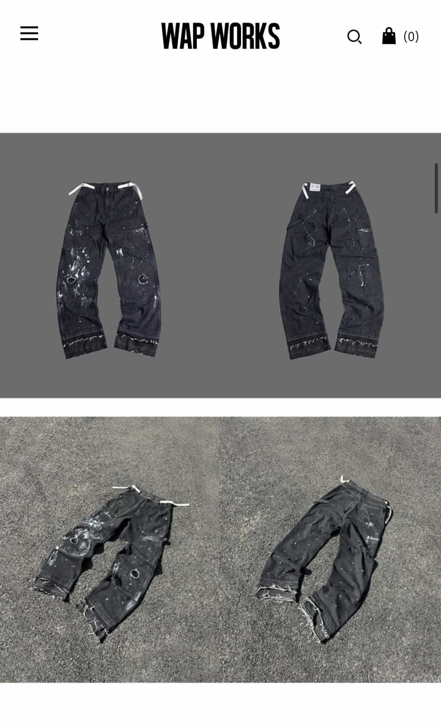 Wap works 왑웍스 팬츠 상품이미지2