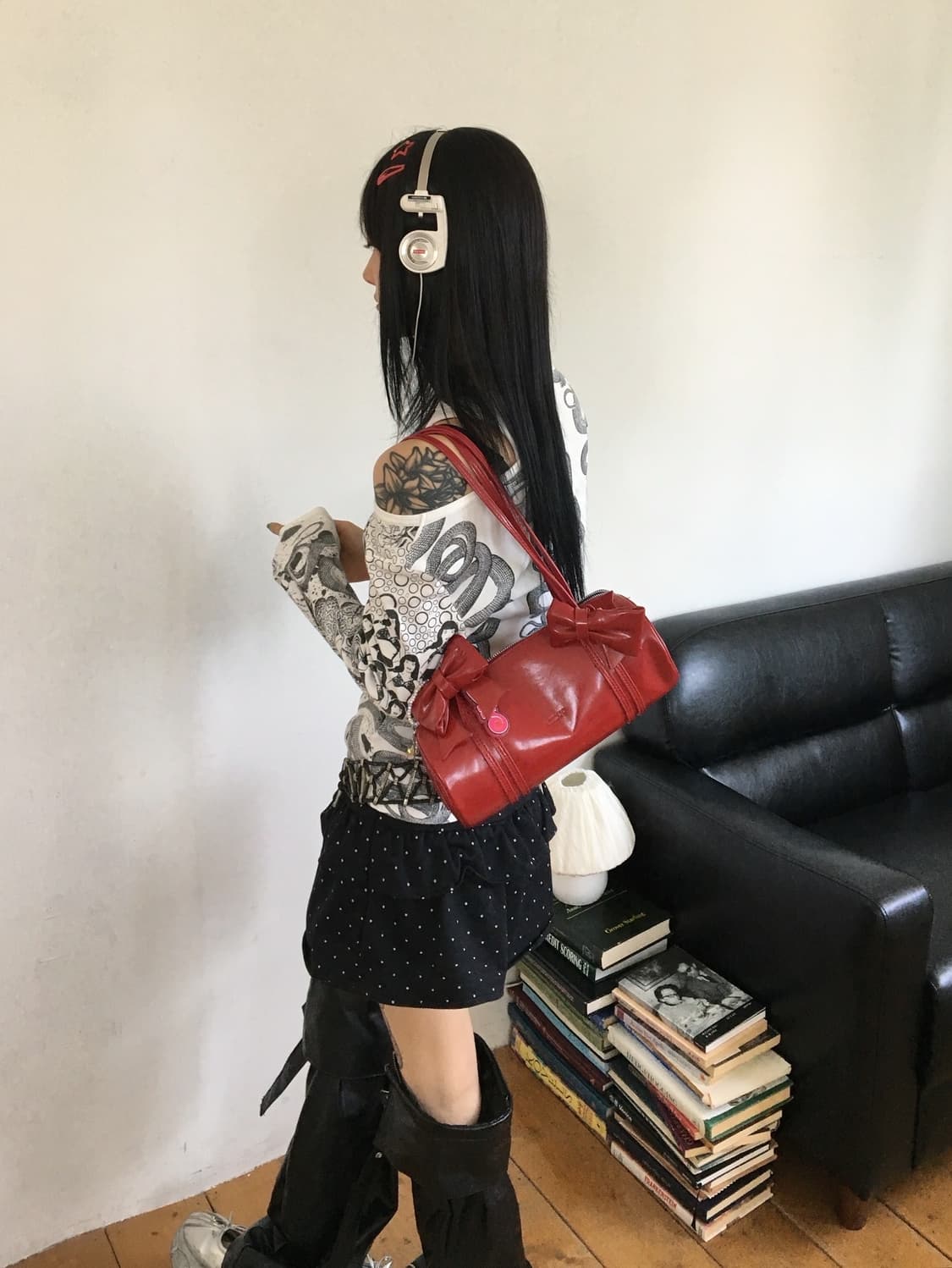 히스테릭 글래머 스네이크 롱슬리브 상품이미지4