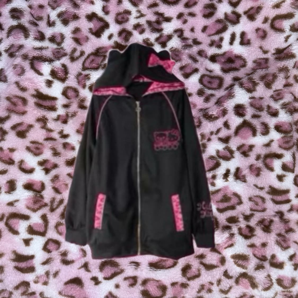 헬로키티 세실맥비 트레이닝 셋업 후집 호피 갸루 상품이미지1