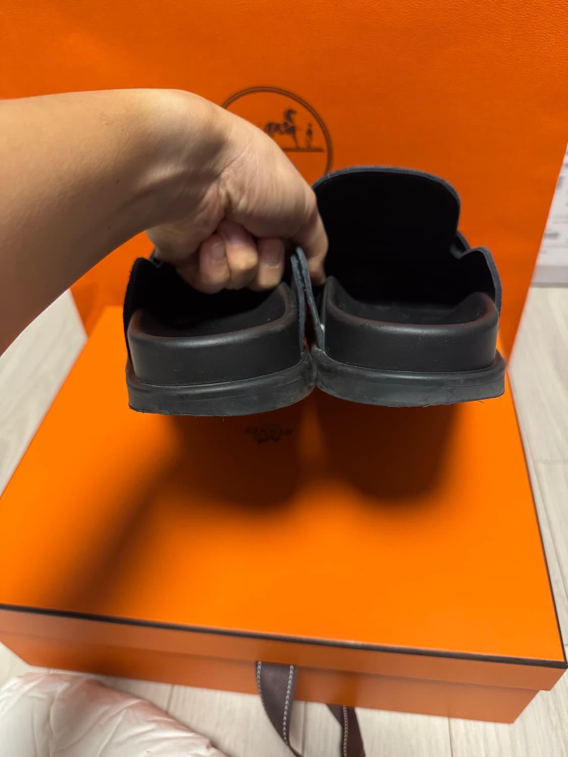 에르메스 고 뮬 스웨이드  상품이미지5