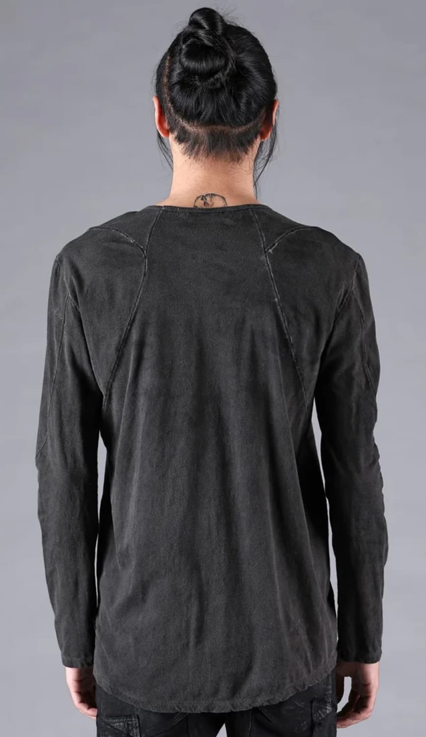 d.hygen contrast stitched dyed long slee 상품이미지3