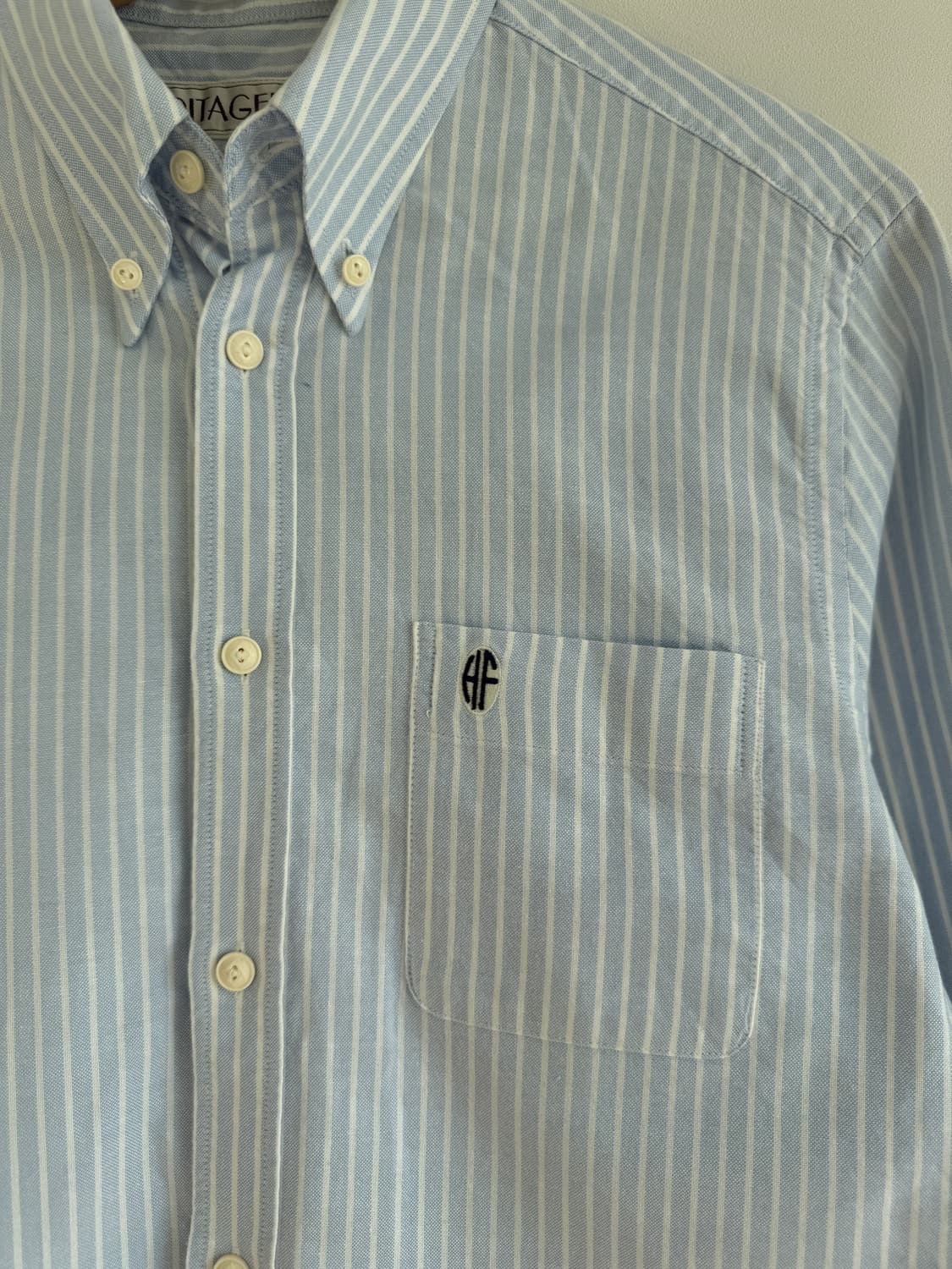 헤리티지 플로스(HERITAGEFLOSS) 핀스트라이프 셔츠 상품이미지3