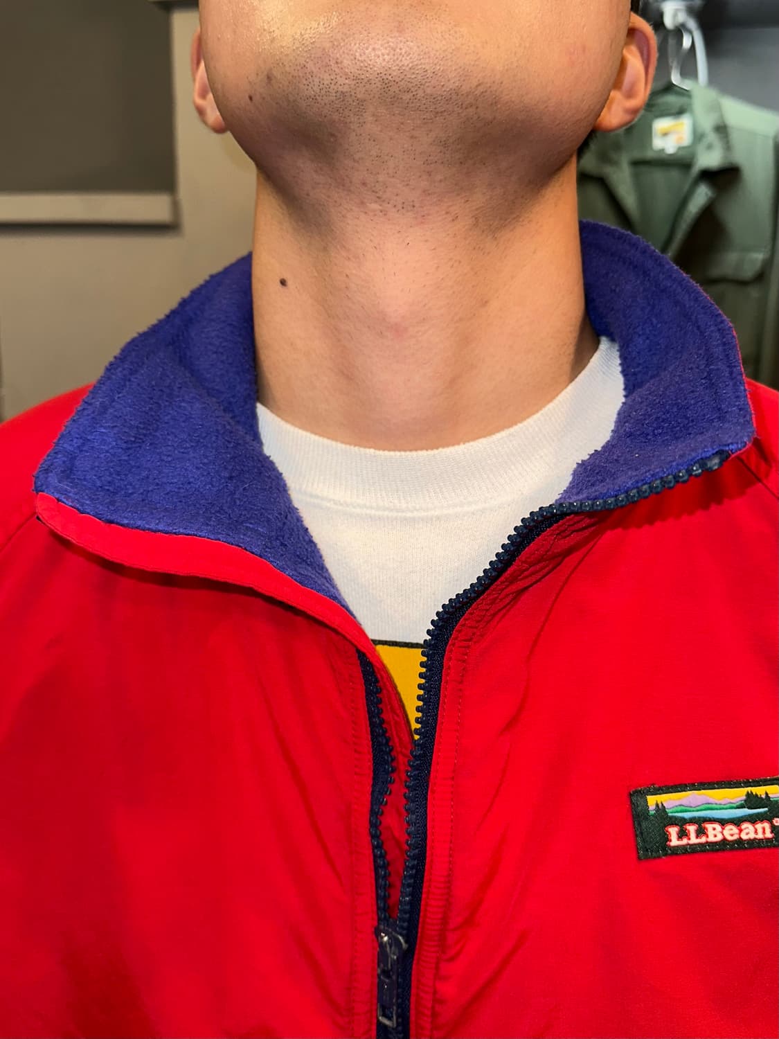 90’s LL Bean USA lining  warm up jacket  상품이미지3