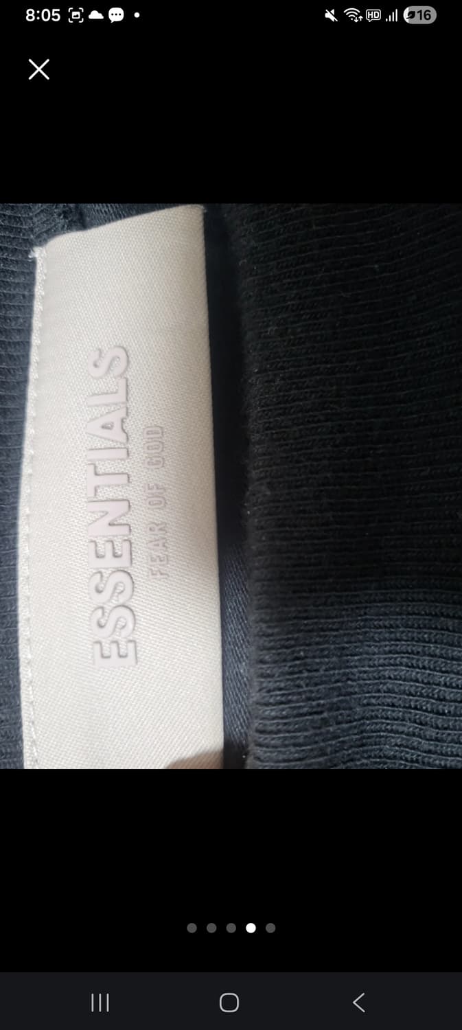 에센셜 피어오브갓 롱슬리브 티셔츠S 상품이미지4