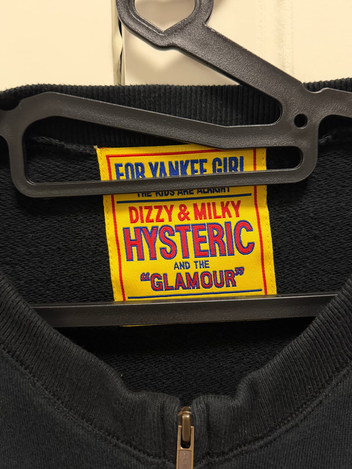 히스테릭글래머 히스테릭76 오버사이즈 점퍼 블랙 상품이미지4