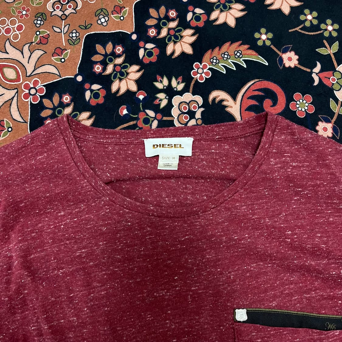 디젤 여성 포켓 반팔티 M/95 상품이미지2