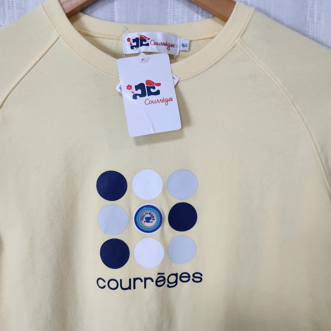 [미사용] 꾸레쥬 면 긴팔 티셔츠 [여 S] 상품이미지2