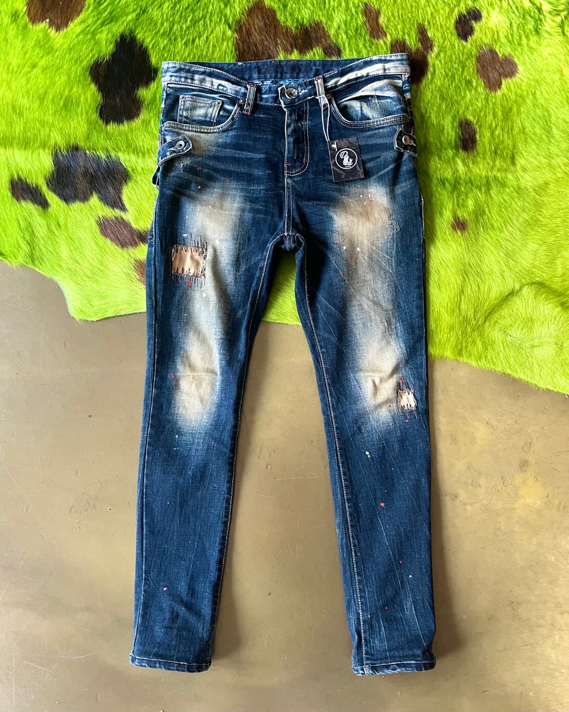 Jpn Vintage Double Layered Denim Jeans 상품이미지7