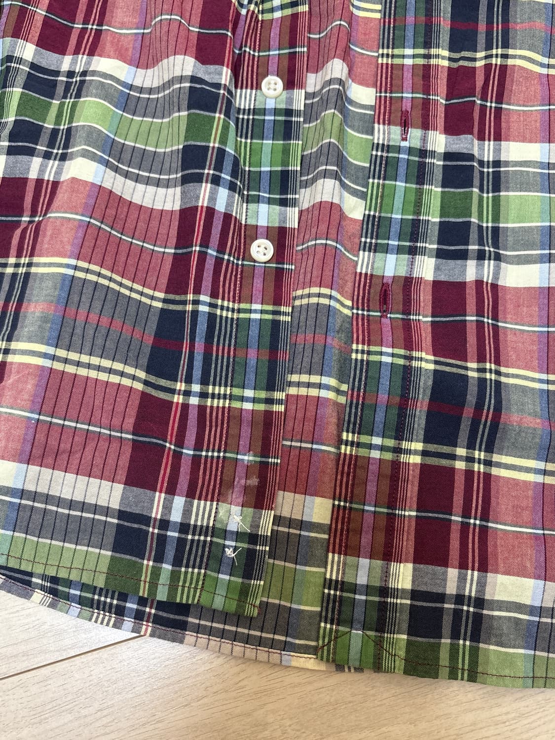 폴로 체크 셔츠 상품이미지3