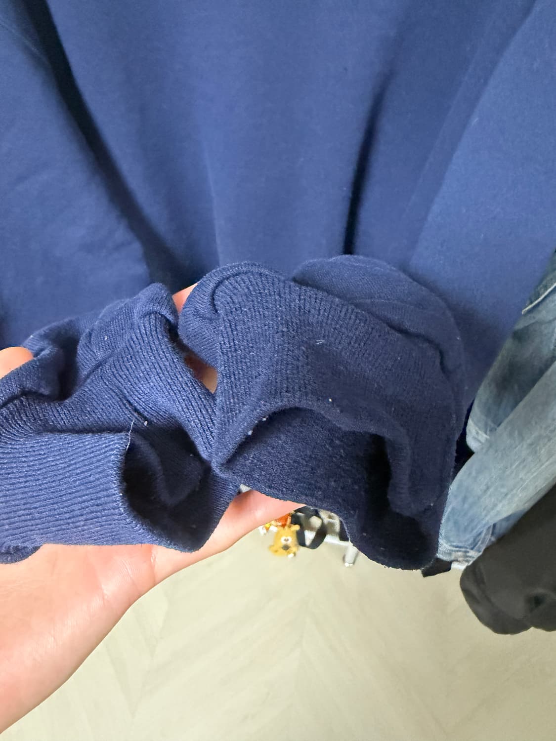 90s 빈티지 러셀 맨투맨 네이비(L) 상품이미지7