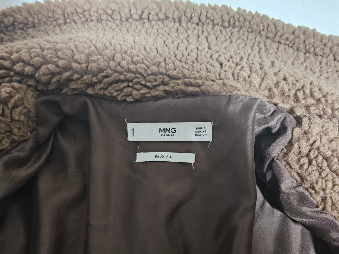 망고 테디 퍼 코트 상품이미지5