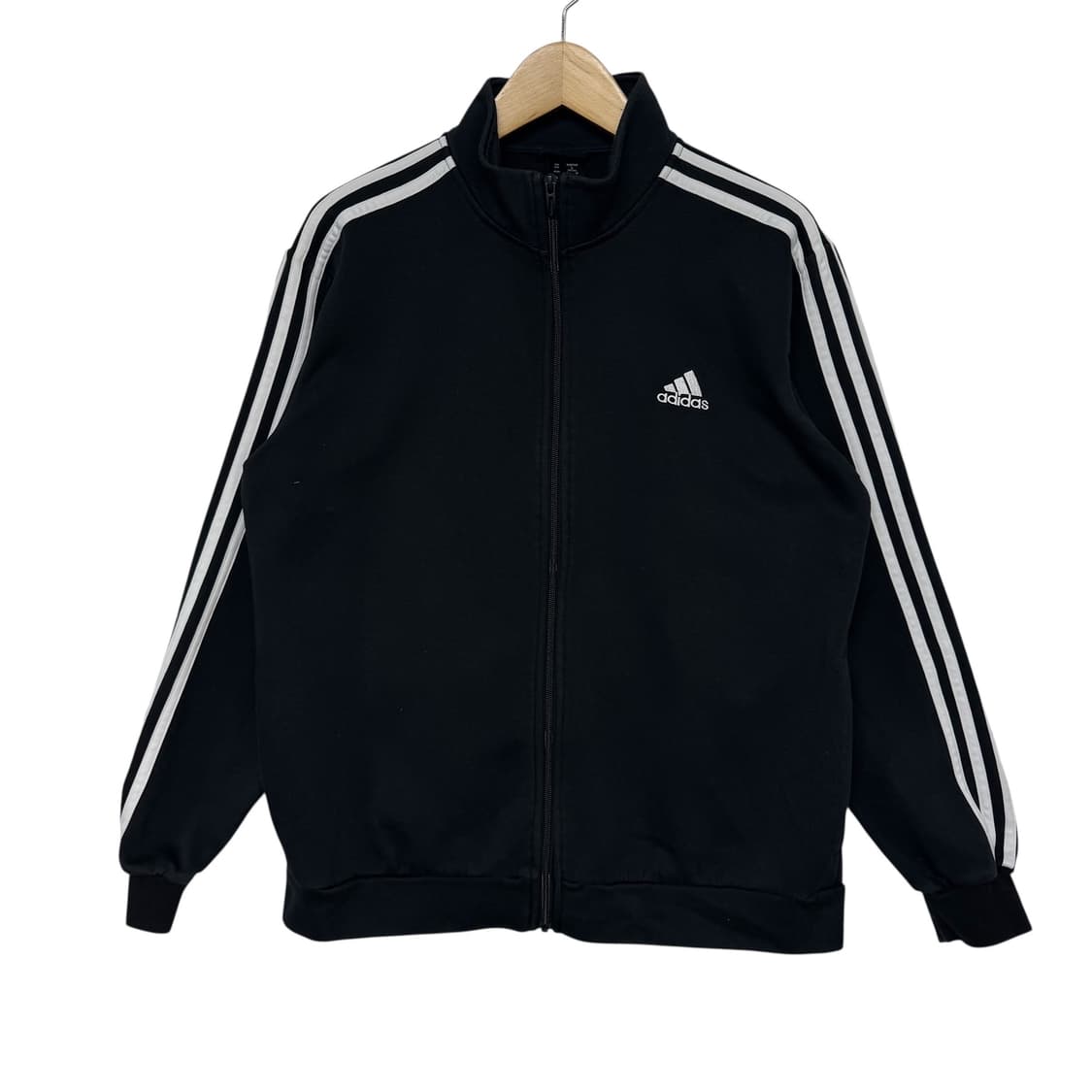 아디다스 3S 로고 스웨트 집업 져지 상품이미지1