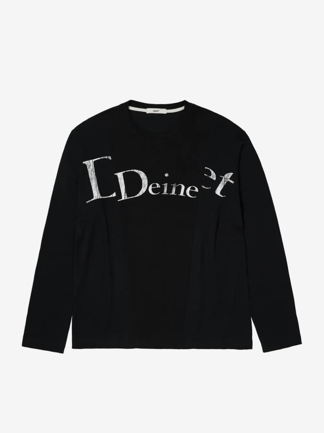 다이닛 롱 슬리브 블랙 / LOGO CONTRAST LONG SLEEVE 상품이미지4