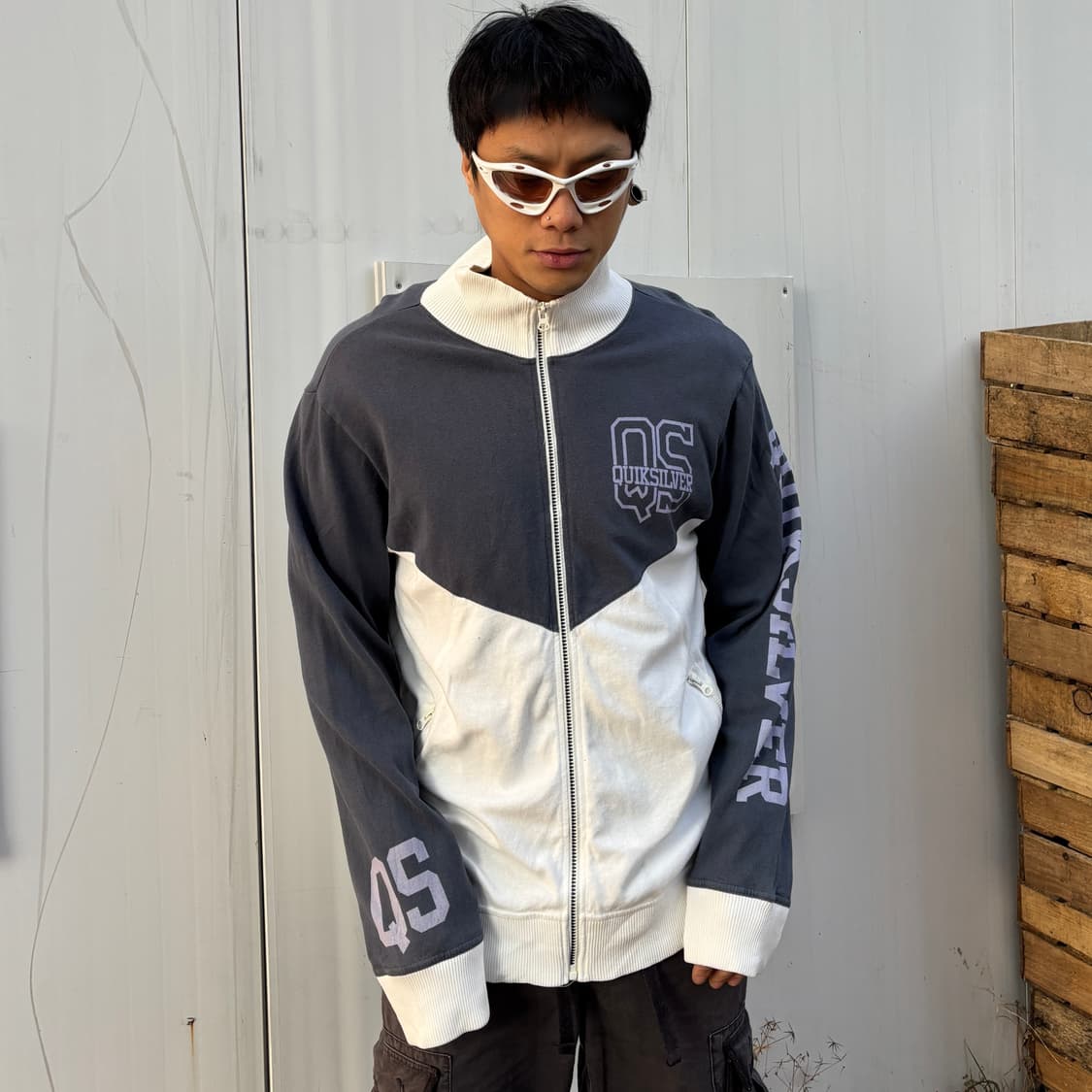 퀵실버 빈티지 캘리포니아 그래픽 트랙탑 자켓 상품이미지1