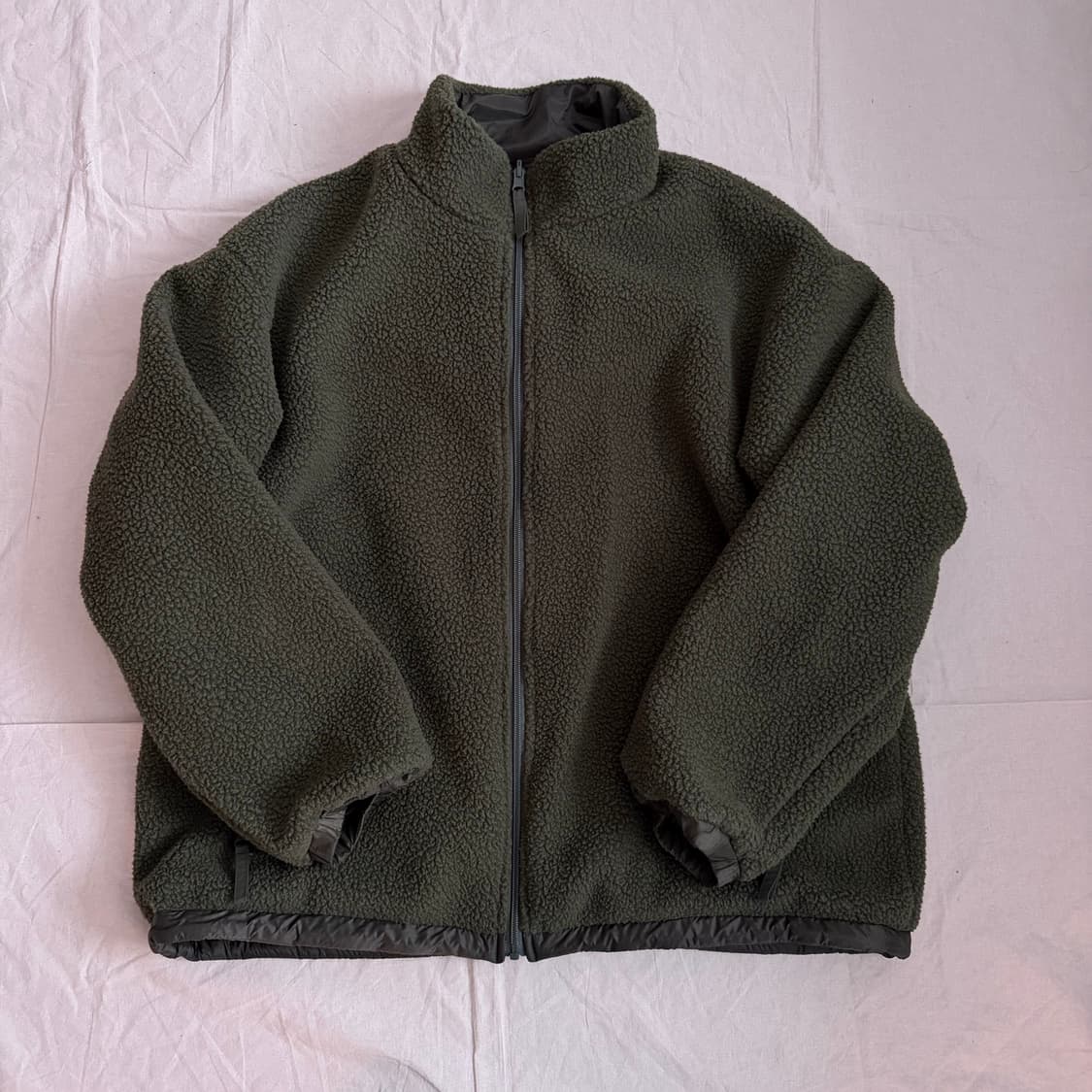 포터클래식 라이너 플리스 집업 (올리브) 상품이미지3