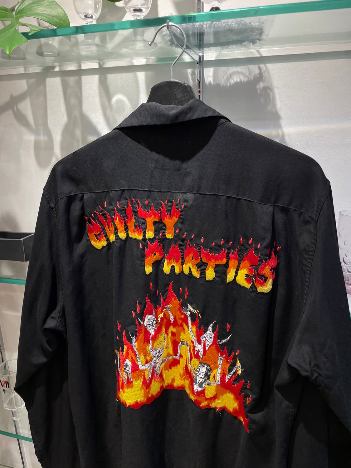 와코마리아 X 넥 페이스 camp collar shirt 상품이미지6