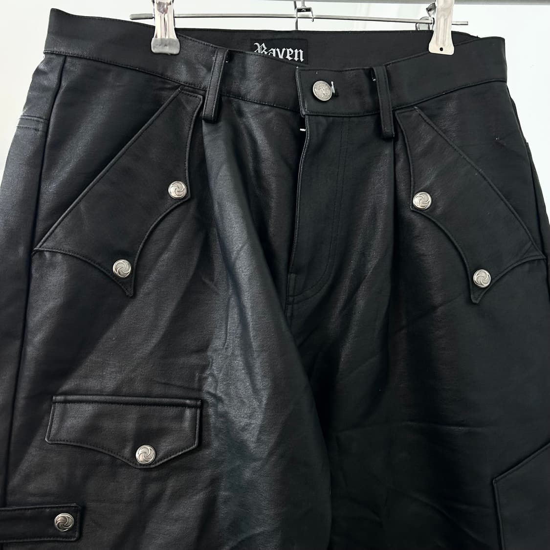 Raven 레더 카고 팬츠 상품이미지6